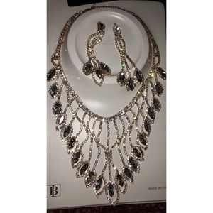Long diamond necklace from boutique